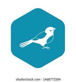Bird icon. Simple illustration of bird vector icon for web