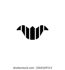 Bird icon. Simple style nature travel big sale poster background symbol. Bird brand logo design element. Bird t-shirt printing. Vector for sticker.