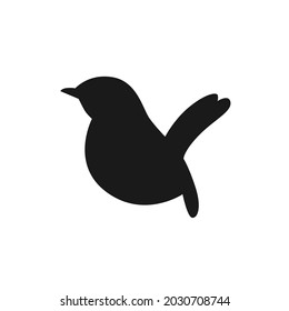 bird icon or symbol design. silhouette. vector