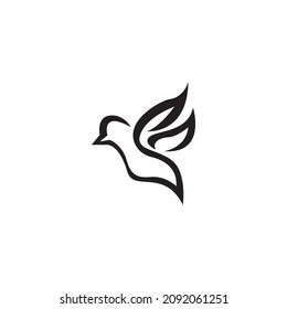 Bird icon and symbol vector illustration