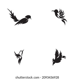 Bird icon and symbol vector illustration