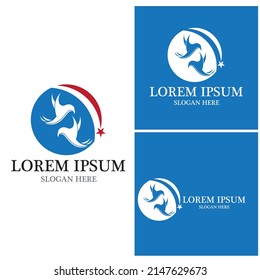 Bird icon and symbol vector illustration