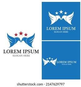 Bird icon and symbol vector illustration