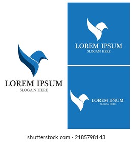 Bird icon and symbol vector illustration