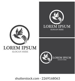 Bird icon and symbol vector illustration
