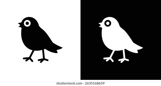 Bird icon symbols. Vector illustration.