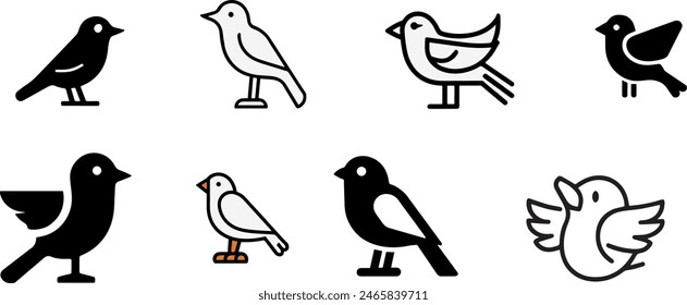 Icono de pájaro Tamolate. Vector Arts.