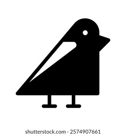 Bird icon Tamolate. Vwctor Arts.
