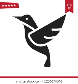 Bird icon vector