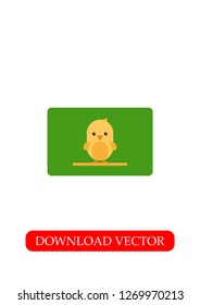 Bird icon, Vector