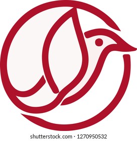 bird icon vector