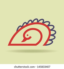 bird icon vector