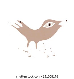Bird icon. Vector art