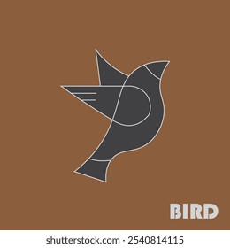 bird icon vector art design.