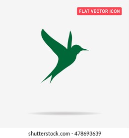 Bird icon. Vector concept illustration for design.