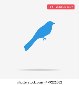 Bird icon. Vector concept illustration for design.