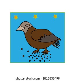 Bird icon vector design illustration
