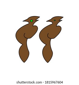 Bird icon vector design illustration