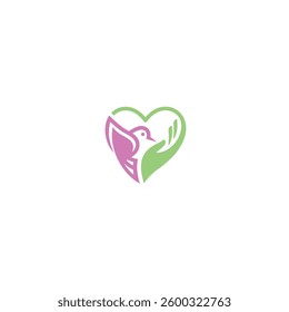 bird icon vector design logo