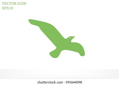 bird icon vector illustration.