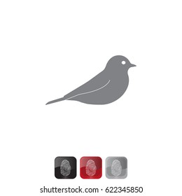 bird icon. vector illustration 