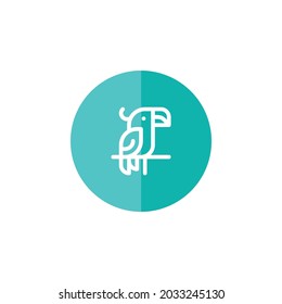 Bird Icon. Vector Illustration Design
