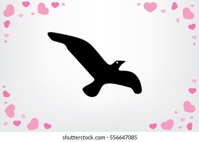 bird icon vector illustration eps10.