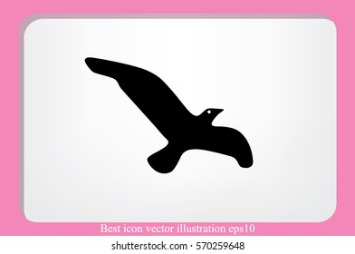 bird icon vector illustration eps10.