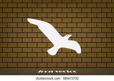 bird icon vector illustration eps10.