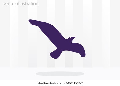 bird icon vector illustration eps10.
