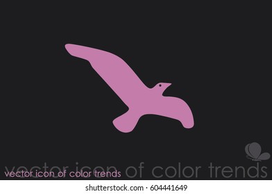 bird icon vector illustration eps10.