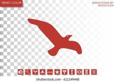 bird icon vector illustration eps10.