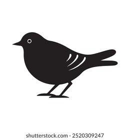 Icono de pájaro Ilustración vectorial sobre fondo blanco