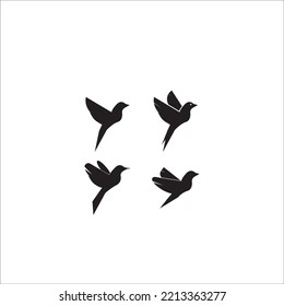 BIRD ICON VECTOR ILLUSTRATION SYMBOL DESIGN