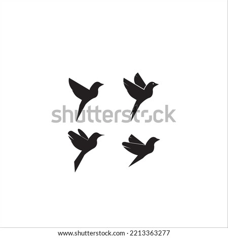 BIRD ICON VECTOR ILLUSTRATION SYMBOL DESIGN