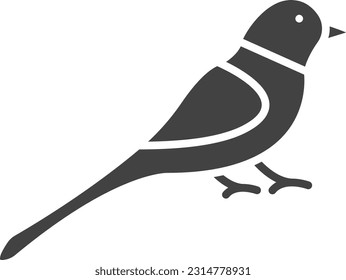 Bird icon vector image. Suitable for mobile application web application and print media.