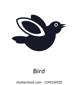 Bird icon vector isolated on white background for your web and mobile app design, Bird logo concept