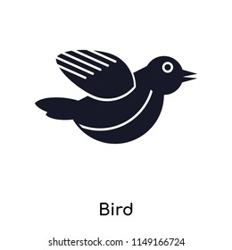 Bird icon vector isolated on white background for your web and mobile app design, Bird logo concept