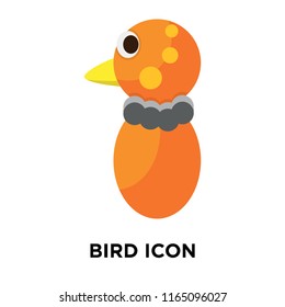 Bird icon vector isolated on white background, Bird transparent sign , colorful symbols