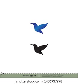 bird icon vector logo template