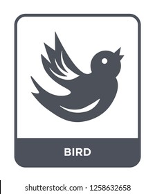 bird icon vector on white background, bird trendy filled icons from Nature collection, bird simple element illustration