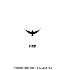 bird icon vector. bird sign on white background. bird icon for web and app
