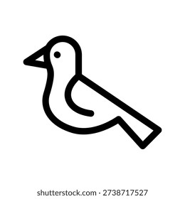 Bird Icon Vector Symbol Design Illustration