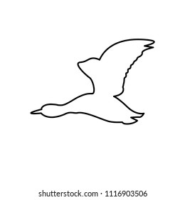 bird icon vector template