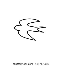 bird icon vector template