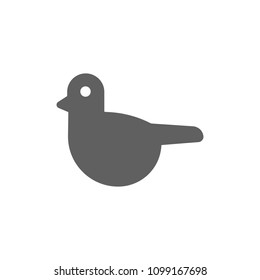 Bird icon vector in trendy flat style isolated on white background