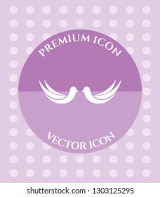 Bird Icon for Web. Application, Software & Graphic Design.