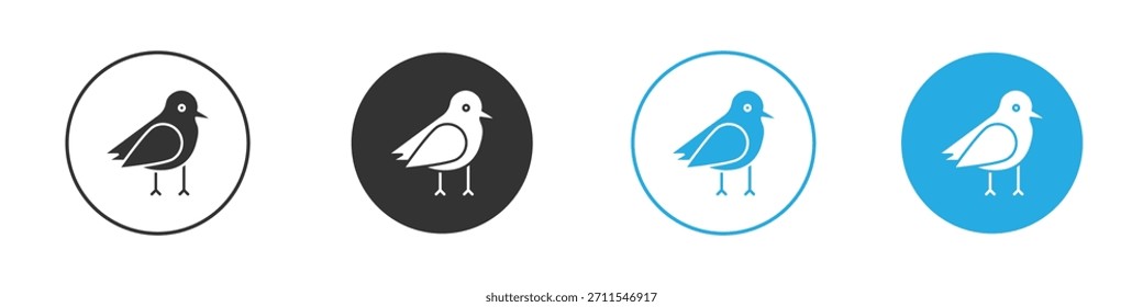 Bird icon For web, mobile.Vector Illustration