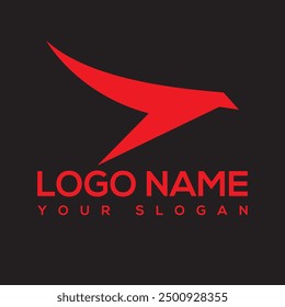 Bird icon.leaf bird logo.Nature bird logo design, bird and leaf combination logo premium vector illustration.
