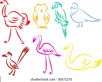 bird icons